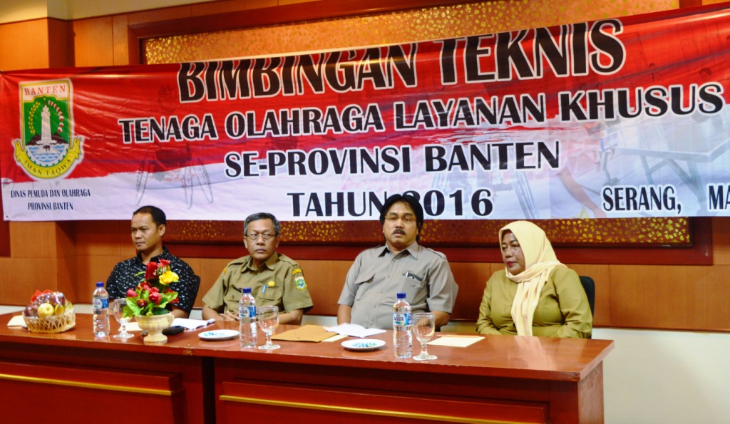 BIMBINGAN TEKNIS TENAGA OLAHRAGA LAYANAN KHUSUS PROVINSI BANTEN