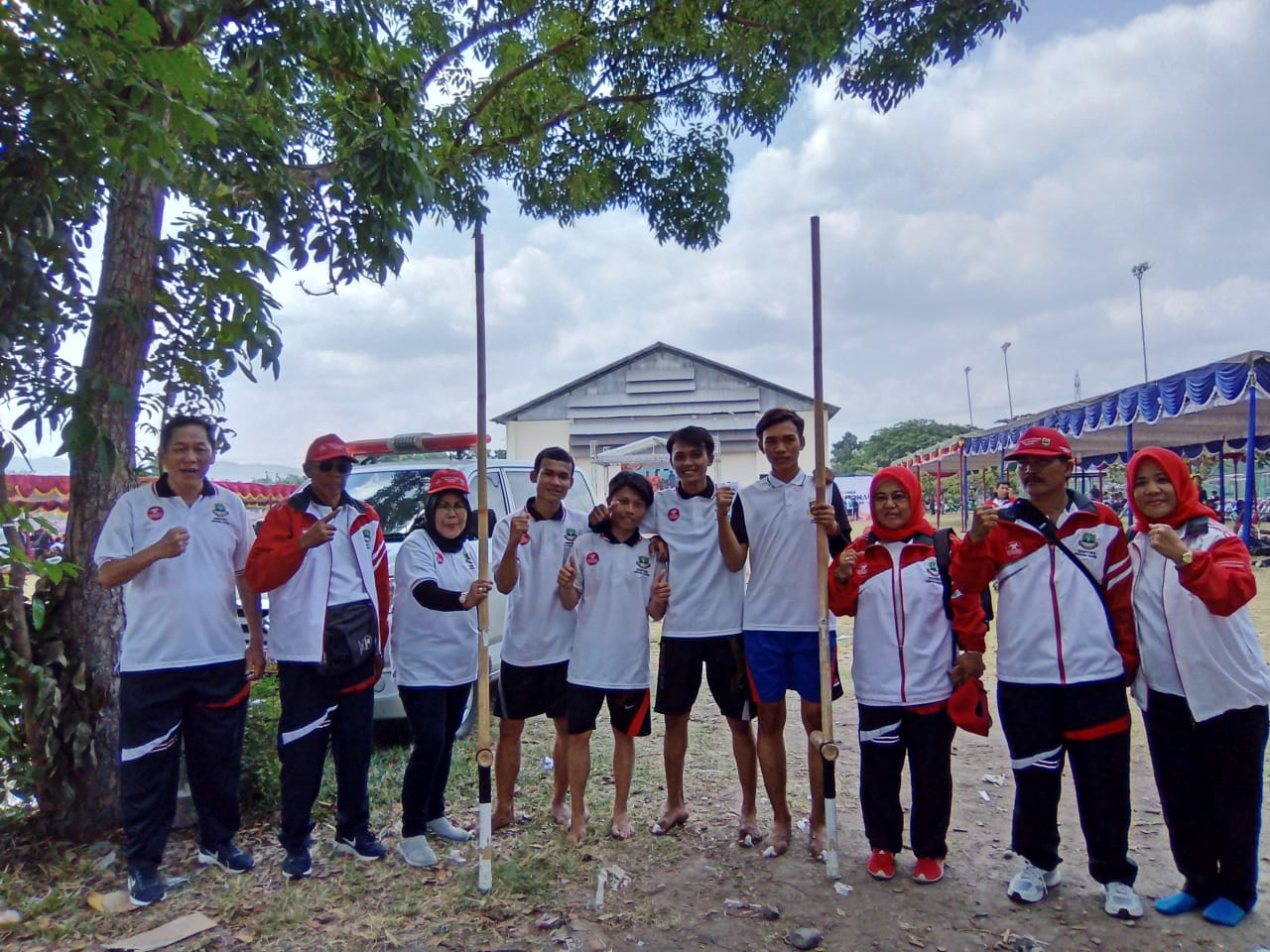 EMAS PERTAMA BANTEN CABANG EGRANG PADA PEKAN OLAHRAGA TRADISIONAL TK. NASIONAL TAHUN 2019