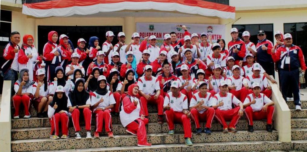 PELEPASAN KONTINGEN ATLIT TAFISA WORLD SPORT  FOR ALL GAMES 2016 PROVINSI BANTEN