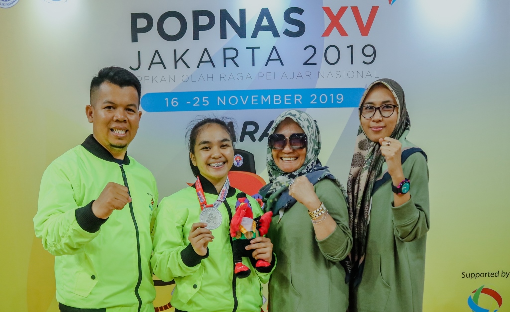 CABOR KARATE MEREBUT PERAK KELAS KATA PEROARANGA PUTRI DI EVENT POPNAS JAKARTA