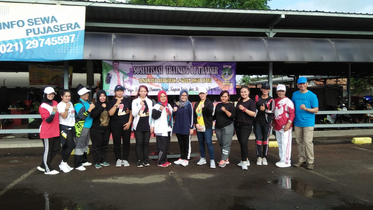 SOSIALISASI TRAINING OF TRAINER  “SENAM AYO BERGERAK DAN SENAM JOGED JUARA”