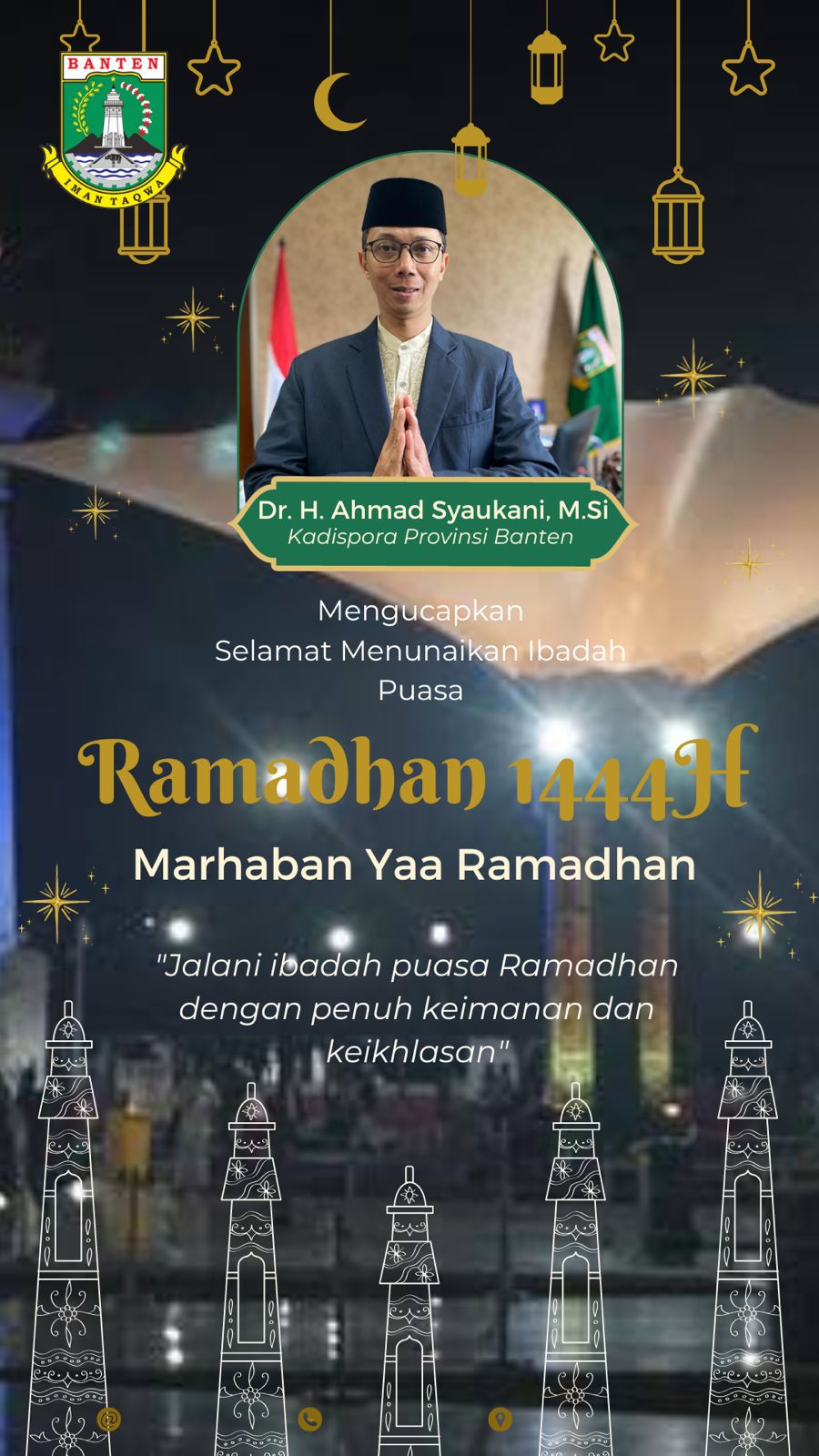Selamat Ramadan 1444 H. Selamat menunaikan ibadah puasa
