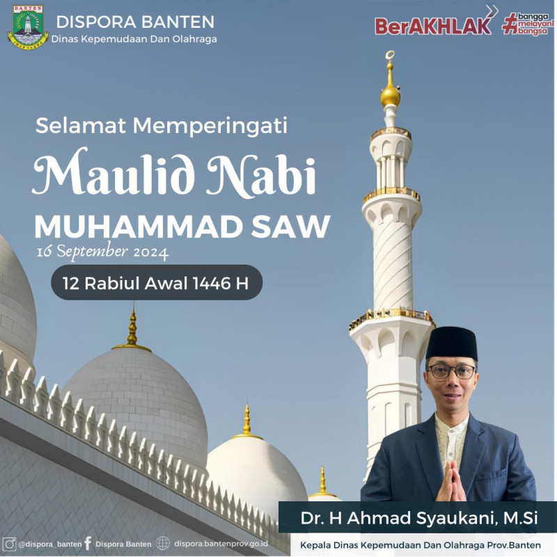 SELAMAT MEMPERINGATI MAULID NABI MUHAMMAD SAW 1446 H