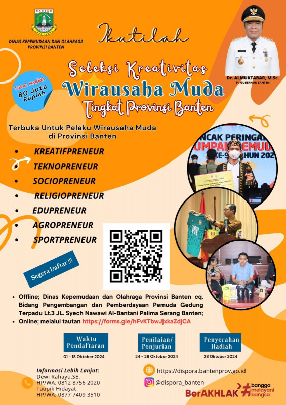 SELEKSI KREATIVITAS WIRAUSAHA MUDA TINGKAT PROVINSI BANTEN