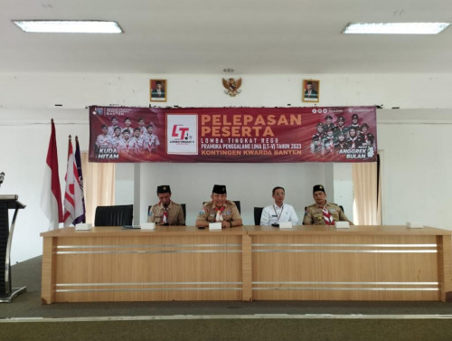 Pelepasan Peserta Lomba Tingkat Regu Pramuka Penggalang V (LT-V) Tahun 2023