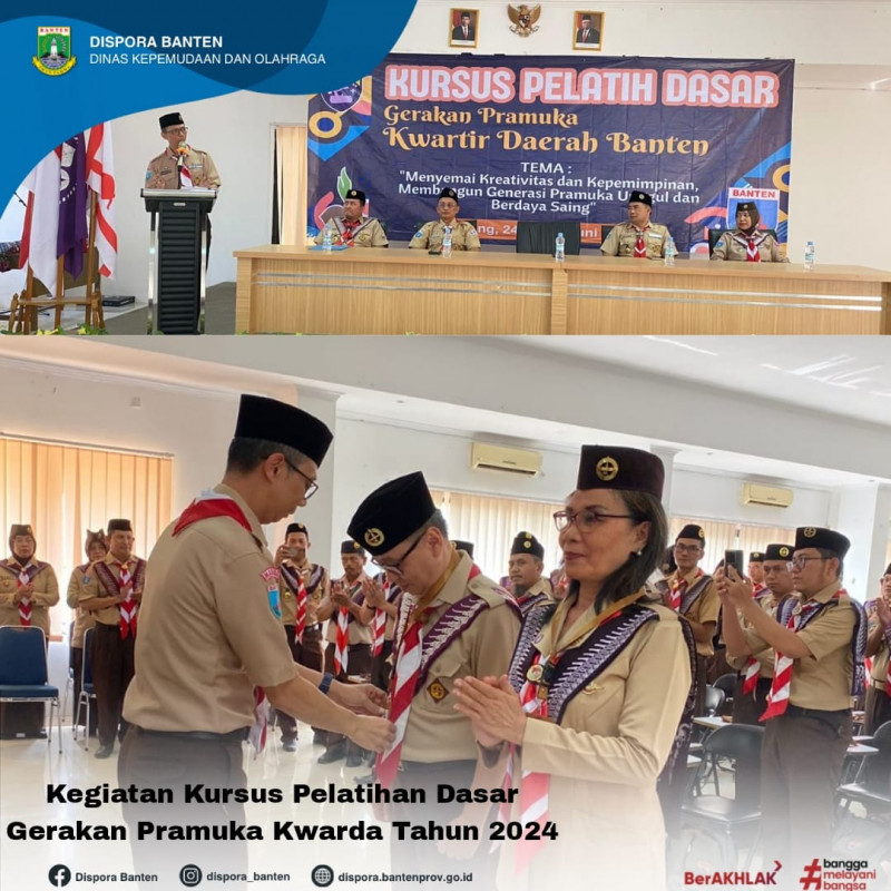 Kursus Pelatihan Dasar Gerakan Pramuka Kwartir Daerah Banten