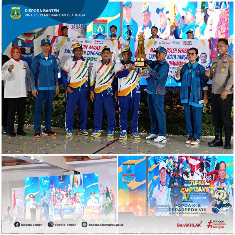 “PENUTUPAN PEKAN PARALYMPIC PELAJAR DAERAH (PEPARPEDA) VIII PROVINSI BANTEN  TAHUN 2024”