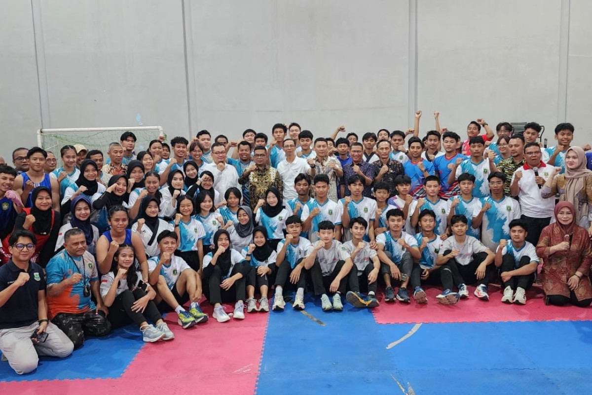 GUBERNUR BANTEN TINJAU WISMA ATLET PELAJAR DI UPTD PEMBINAAN DAN PELATIHAN OLAHRAGA