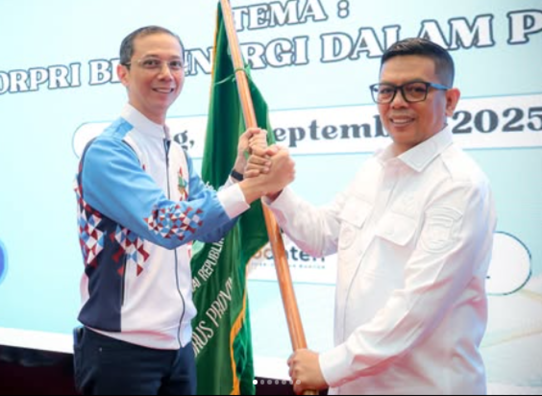 Pelepasan Kontingen PORNAS KORPRI XVII Tingkat Nasional Tahun 2025