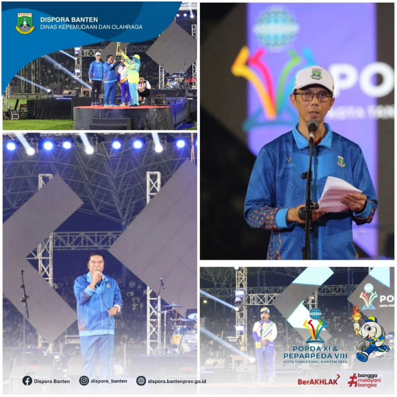 PEMBUKAAN PEKAN OLAHRAGA PELAJAR DAERAH (POPDA) XI BANTEN 2024 KOTA TANGERANG