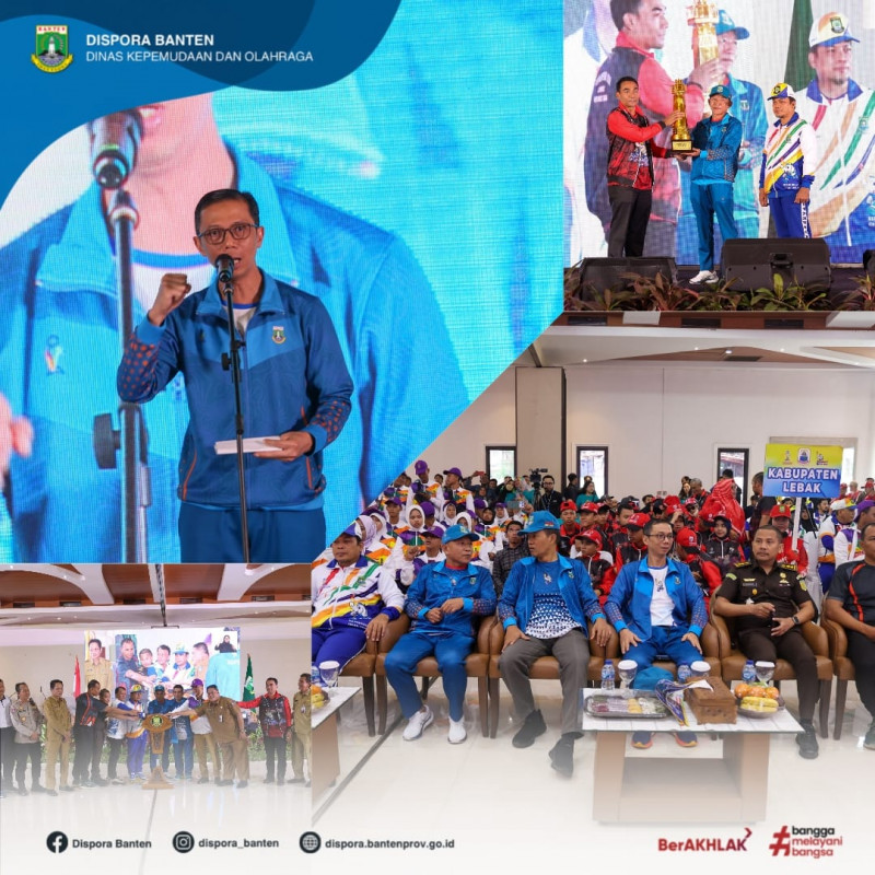 TINGKATKAN PRESTASI ATLET, PEMPROV BANTEN GELAR PEPARPEDA VIII TAHUN 2024 DI KOTA TANGERANG
