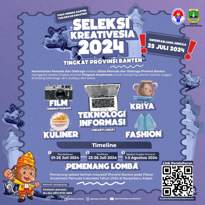 SELEKSI KREATIVESIA 2024 PROVINSI BANTEN