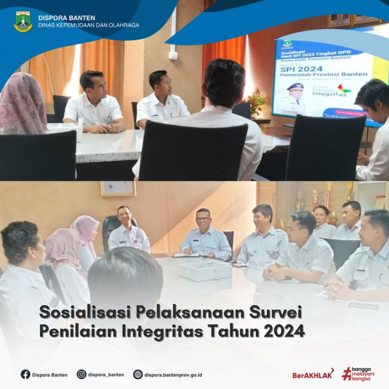 Sosialisasi Pelaksanaan Survei Penilaian Integritas Tahun 2024