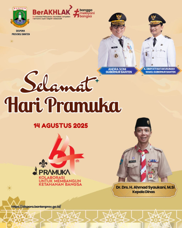 SELAMAT HUT PRAMUKA KE 64 TAHUN 2025