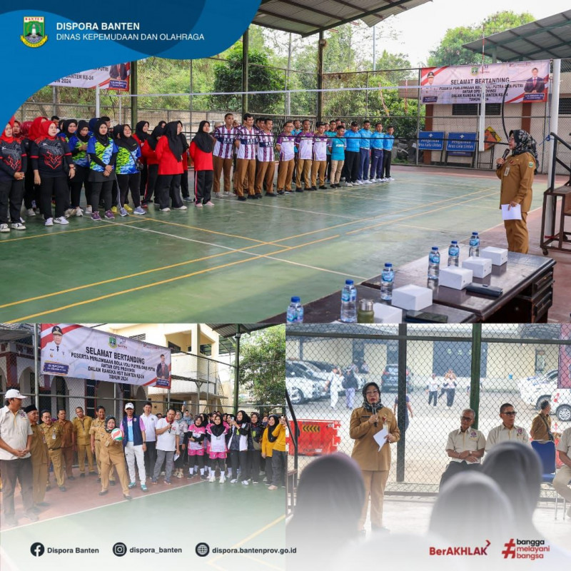 PEMBUKAAN KEJUARAAN BOLA VOLI ANTAR OPD