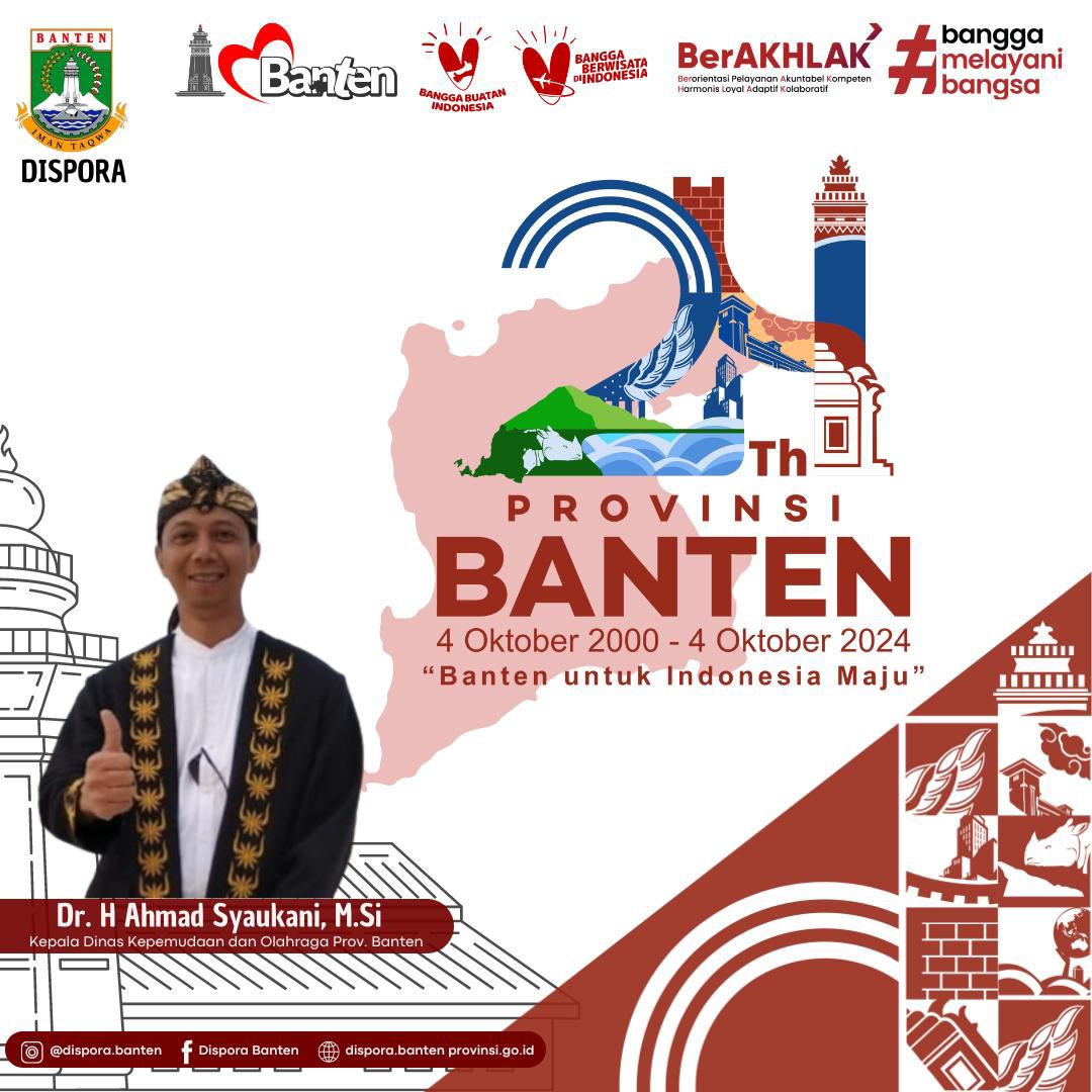 DIRGAHAYU PROVINSI BANTEN KE-24