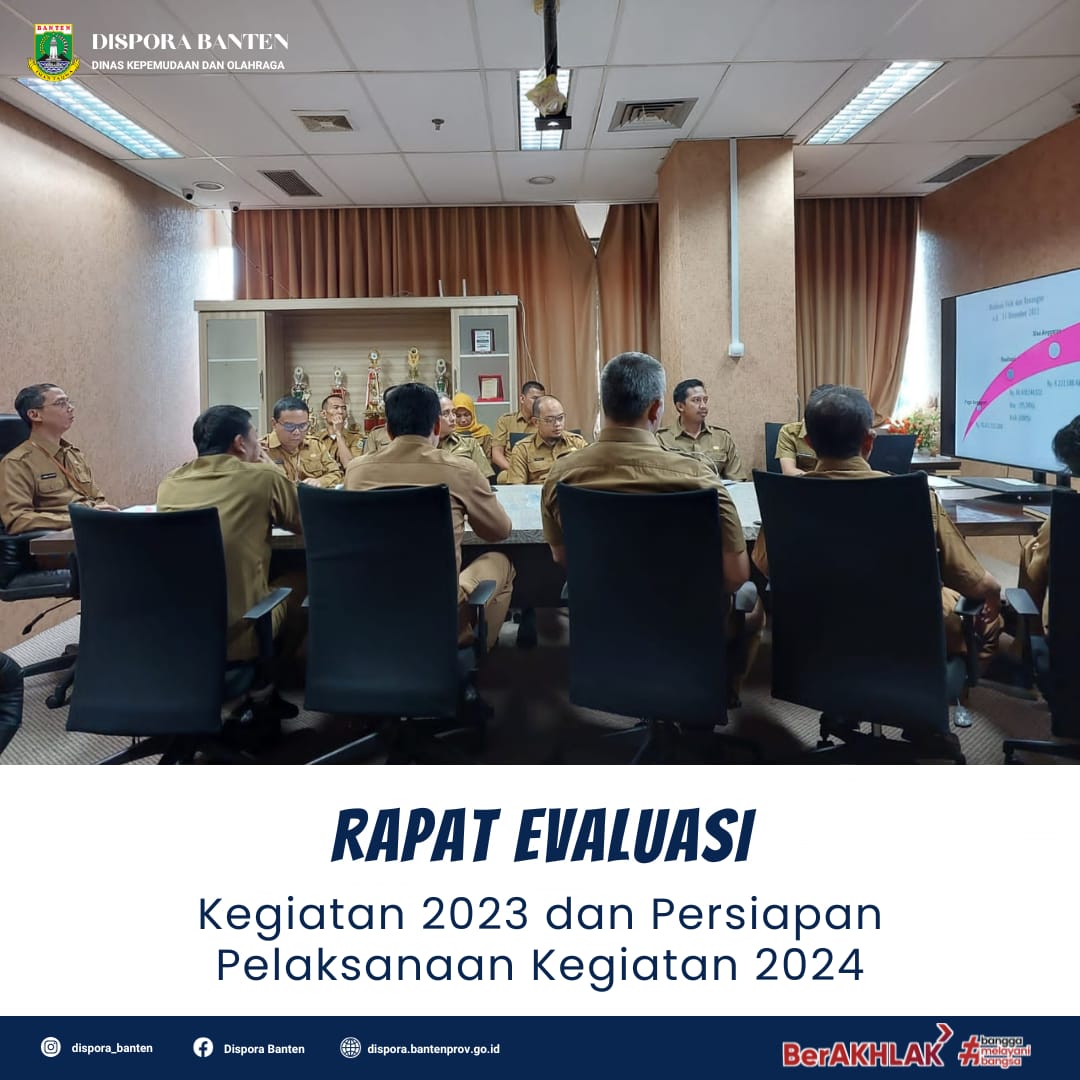 Rapat Evaluasi Kegiatan 2023 dan Persiapan 2024