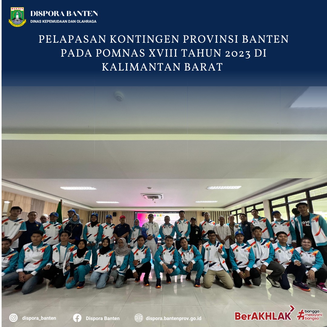 Pelepasan Kontingen POMNAS XVIII