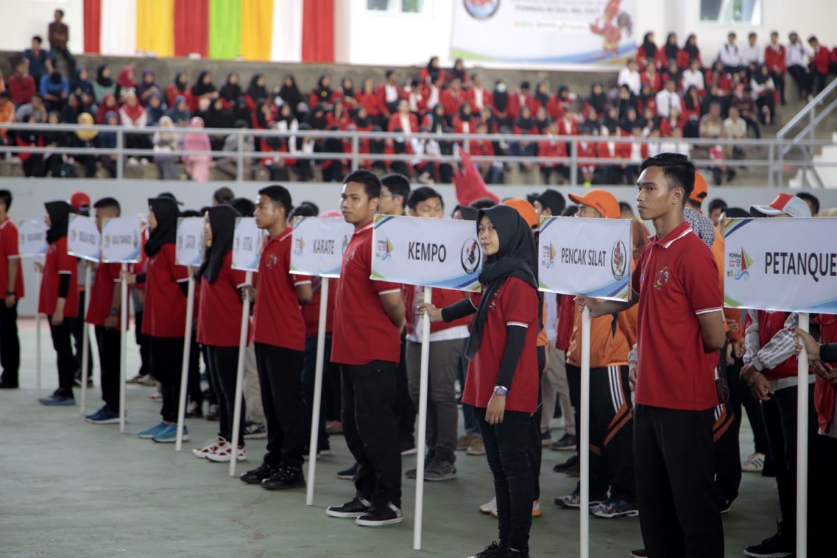 DISPORA BANTEN MENGIKUTI PEKAN OLAHRAGA MAHASISWA NASIONAL (POMnas) KE XV DI SULAWESI SELATAN