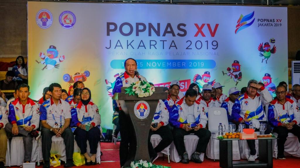 POPNAS SECARA RESMI DIBUKA LANGSUNG OLEH MENPORA